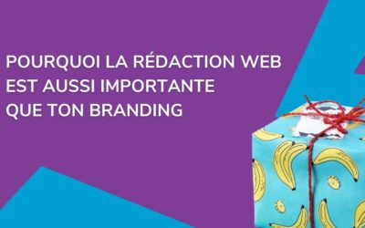 Rédaction web aussi important qu'image de marque