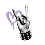 devil hand sign